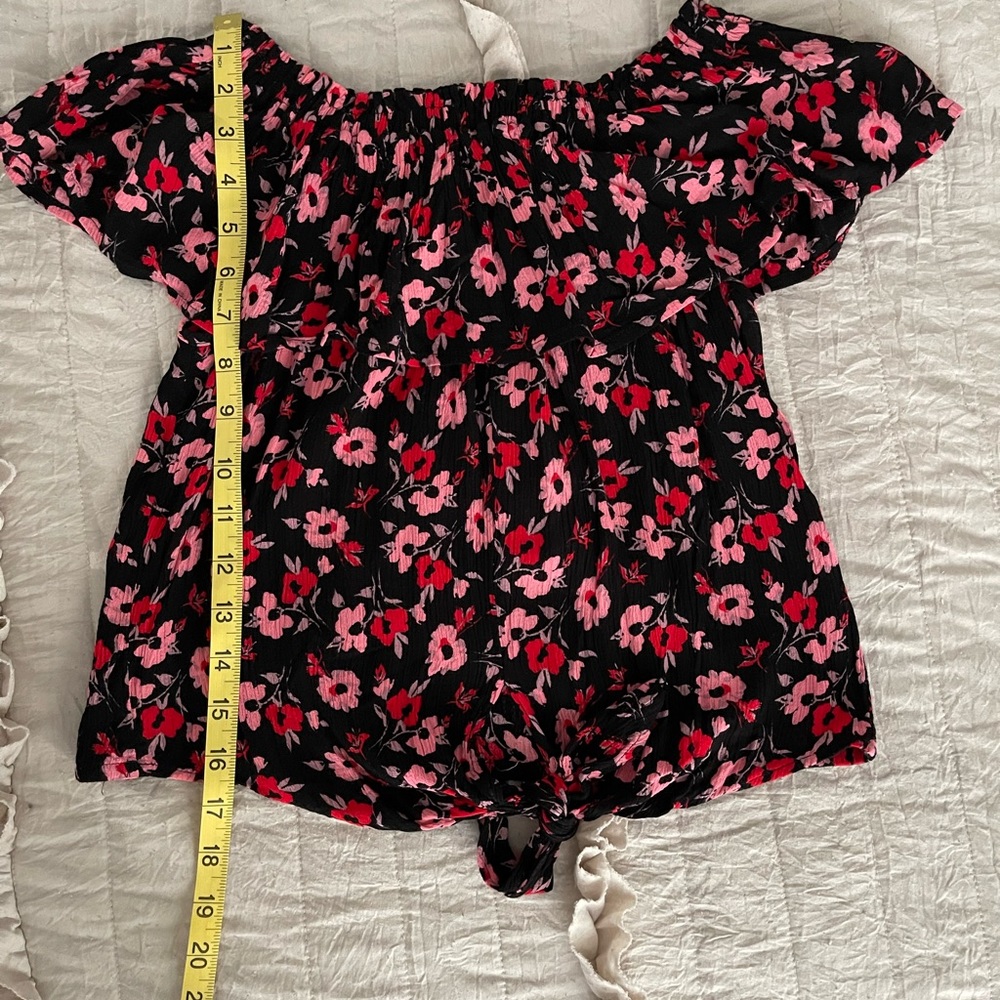 Floral off shoulder
